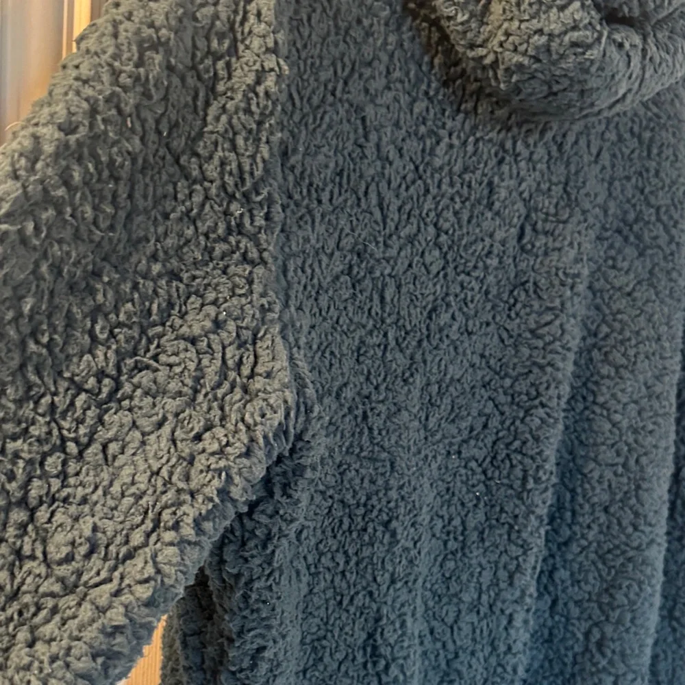 Cozy green Sherpa Jacket with hood NWT Xl - Picture 6 of 8